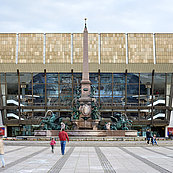 24 October 2021, Saxony, Leipzig: The Gaudium, the canteen of the  Gewandhaus. On Sunday, the concert hall welcomed guests to its open day and  allowed glimpses behind the scenes as well as